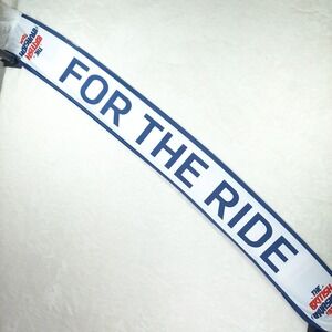 Triumph Motorcycles The British Invasion Tour Scarf For The Ride Fringe 58"×6.5"